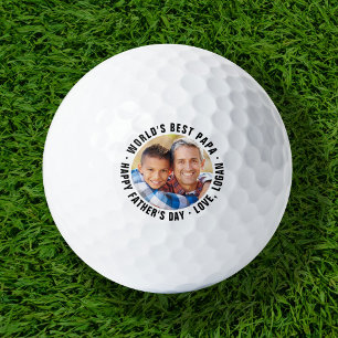 Las mejores bolas de golf para padres de papá del