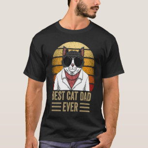 Las mejores camisetas de papá gato Cad Ever Cool F