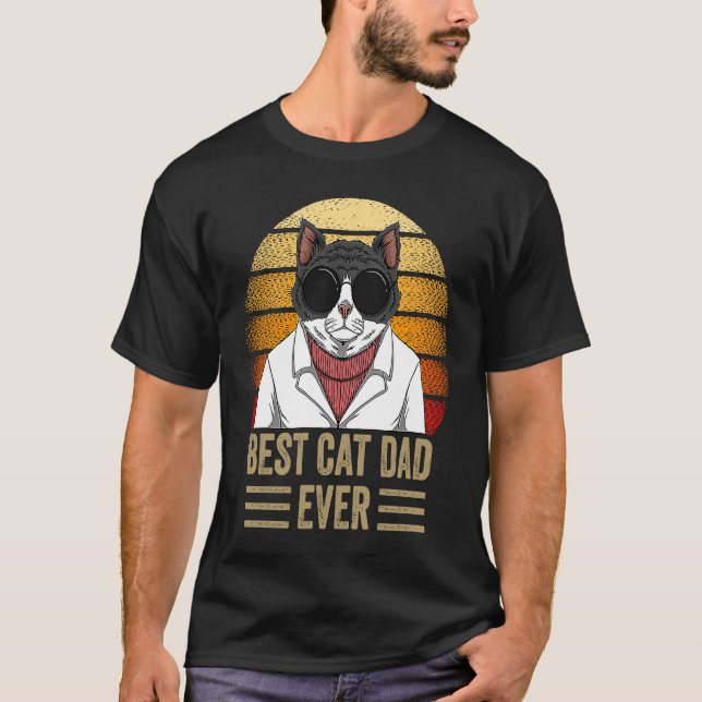 Las mejores camisetas de papá gato Cad Ever Cool F (Anverso)