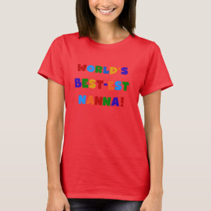 Las mejores camisetas nanna de los colores vivos