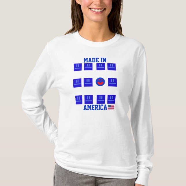 LAS MEJORES CAMISETAS PATRÓTICAS - HECHAS EN AMÉRI (Anverso)