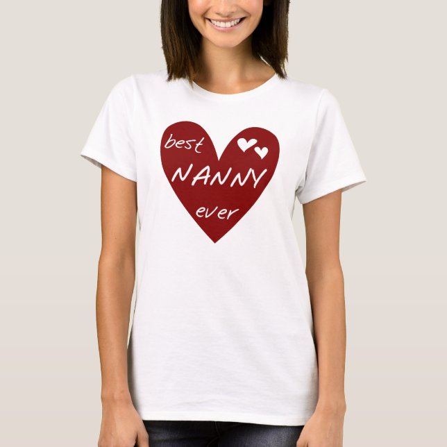 Las mejores camisetas y regalos de la niñera del (Anverso)