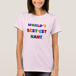 Las mejores camisetas y regalos de Nani de colores