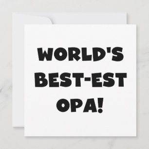 Las mejores camisetas y regalos Opa Black Text del