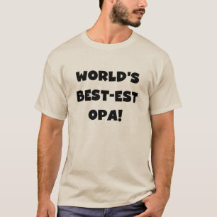Las mejores camisetas y regalos Opa Black Text del
