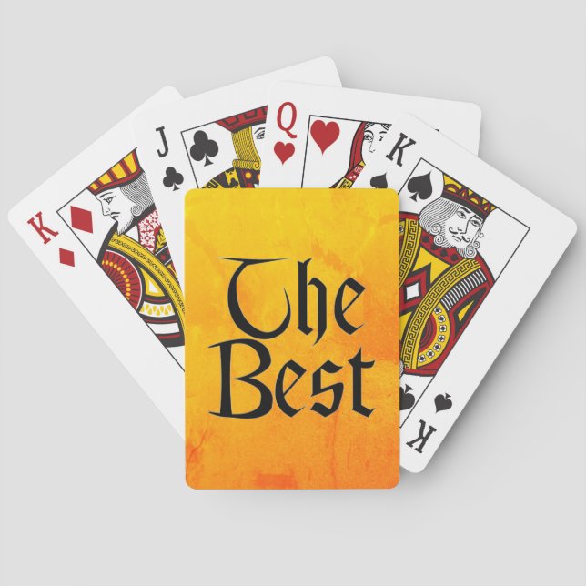 Las mejores cartas de juego de Poker (Reverso)