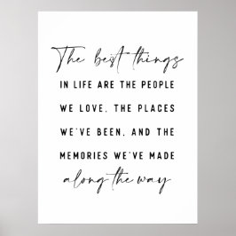 Las Mejores Cosas En La Vida Hermosa Impresión De