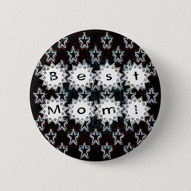 Las mejores estrellas de mamá en el botón Neon (Anverso)
