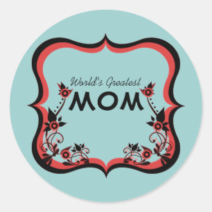 Las mejores madres Pegatinas del mundo floral