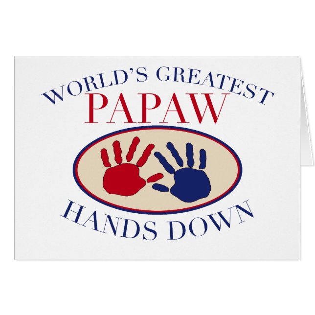 Las mejores manos del Papaw abajo (Anverso (Horizontal))