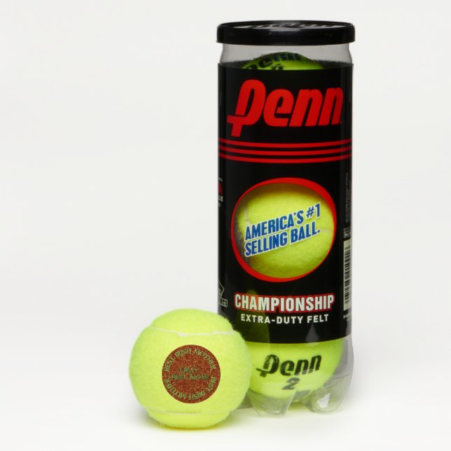 Las mejores pelotas de tenis en pene marrón (Caja)