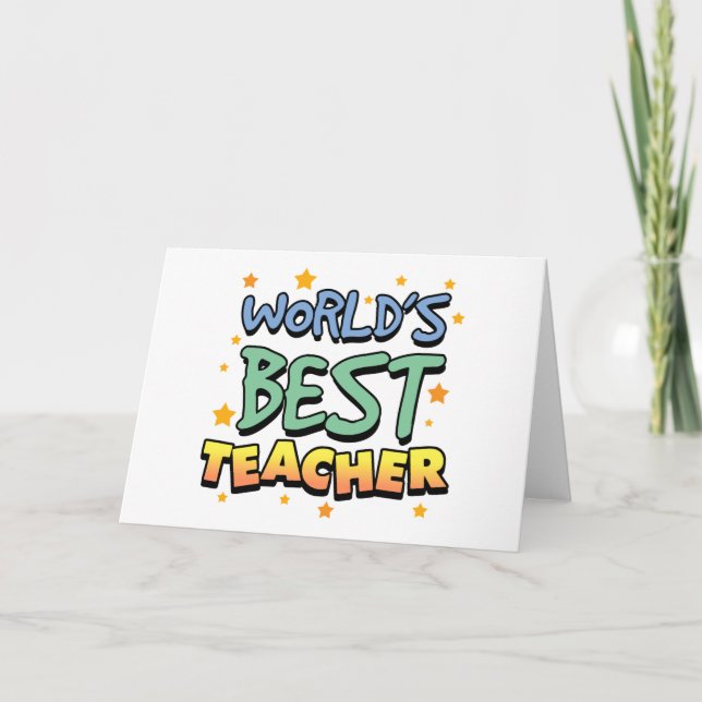Las mejores tarjetas de felicitación para profesor (Anverso)