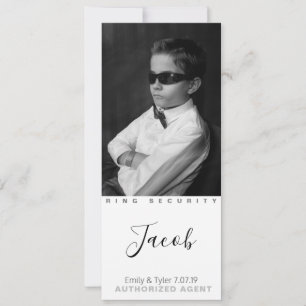 Las mejores tarjetas de fotos de portador de anill