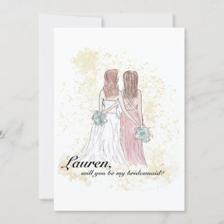 Las mejores tarjetas de la dama de honor