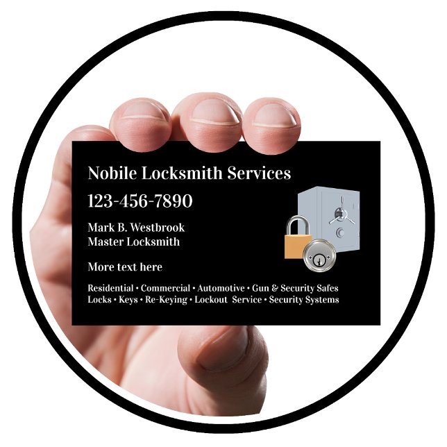 Las mejores tarjetas de negocios de locksmith y Lo (Subido por el creador)