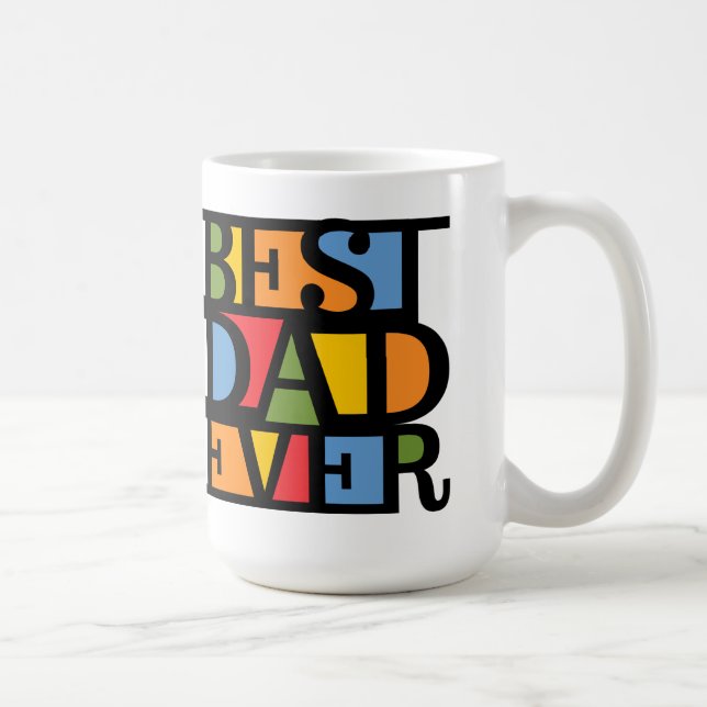 Las MEJORES tazas del PAPÁ NUNCA - elija el estilo (Derecha)