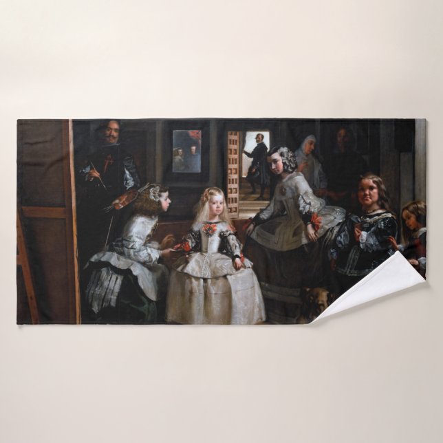 Las Meninas, las empleadas del honor, Diego Velázq (Toalla de baño)