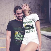 Las Montañas Están Llamando Camiseta Unisex