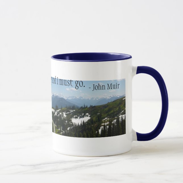Las montañas están llamando la taza (Derecha)