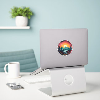 Las Montañas Están Llamando Pegatina Vinyl De Cita