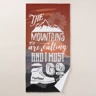Las montañas son llamando yo deben ir arte de la