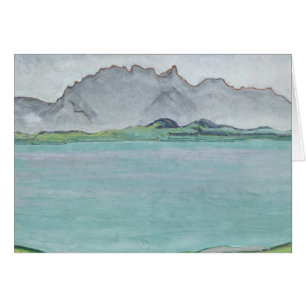 Las montañas y el lago Thun, 1911 de Stockhorn