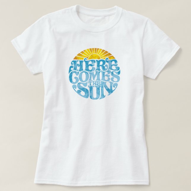 Las mujeres aquí vienen la camiseta del SOL (Diseño del anverso)