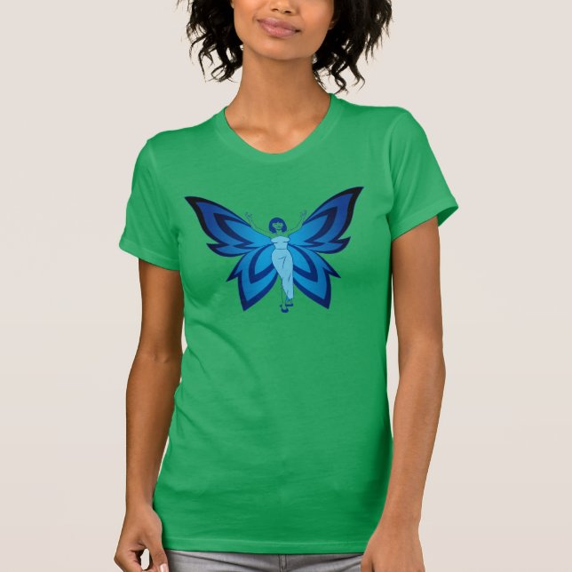 Las mujeres azules del Faery multan la camiseta (Anverso)