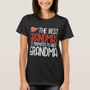 Las mujeres Camisetas las mejores abuelas la gran