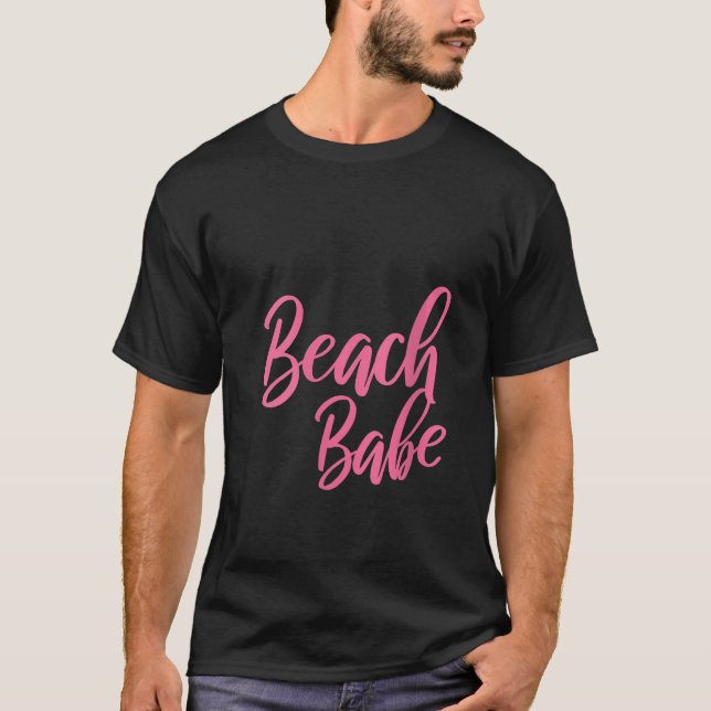 Las Mujeres Cute Beach Babe Tops Casual Summer Bea (Anverso)