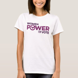Las mujeres dan poder a la camiseta del voto
