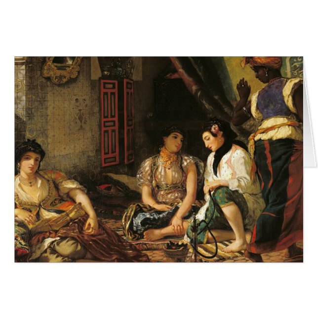 Las mujeres de Argel en su apartamento, 1834 (Anverso (Horizontal))