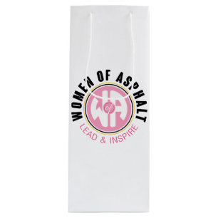Las mujeres de la bolsa de regalo de asfalto