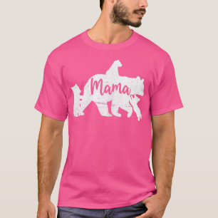Las Mujeres Mami Llevan Tres Cubos, Camisa De Mama