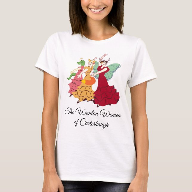 ¡Las mujeres maravillosas de la camiseta de Carter (Anverso)