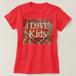 Las mujeres me encantan los niños de la camiseta d