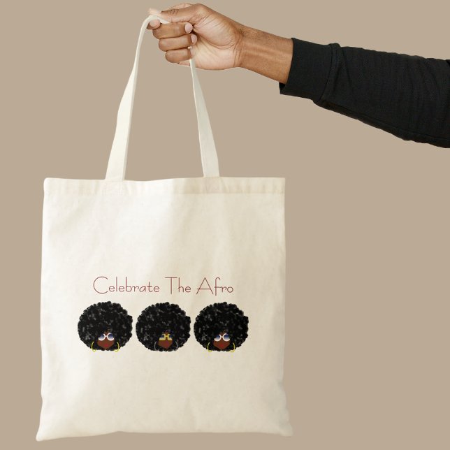 Las mujeres negras celebran la bolsa de tocador af (Three afros - celebrate the afro)