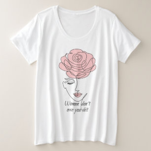 Las mujeres no te deben una camiseta de tamaño sup