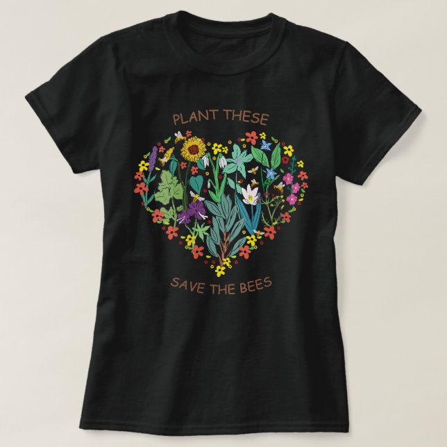 Las Mujeres Plantan Esto Salva La Camiseta De Las  (Diseño del anverso)