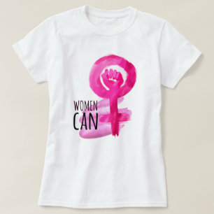 Las mujeres pueden solidarizar la camiseta