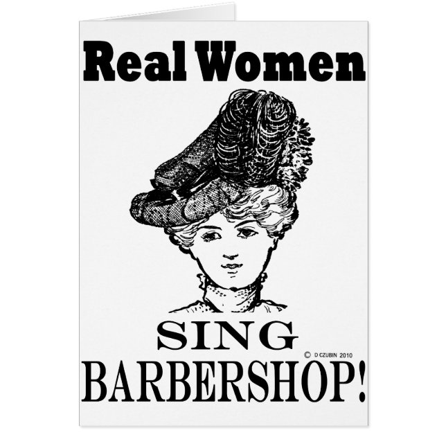 Las mujeres reales cantan la barbería (Frente)