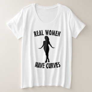 LAS MUJERES REALES TIENEN CURVAS MÁS CAMISETAS DE 