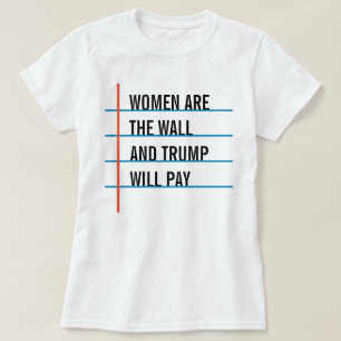 Las mujeres son la camisa de la pared