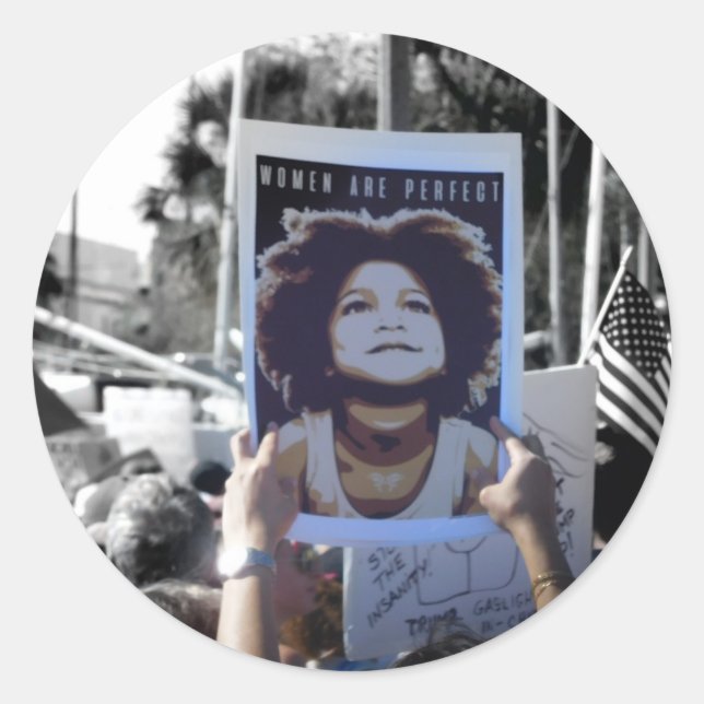 las mujeres son pegatinas perfectos (Anverso)