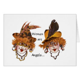 Las mujeres son una tarjeta de ángeles