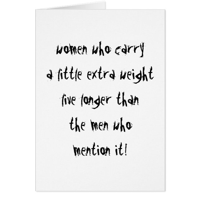 Las mujeres viven más de largo (Frente)