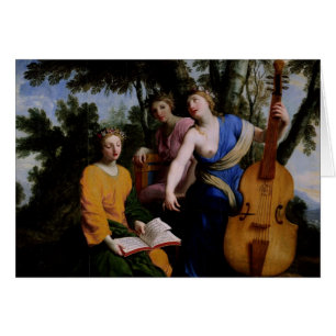 Las musas Melpomene, Erato y Polymnia, 1652-55