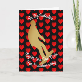 Las noches de la tarjeta del día de San Valentín