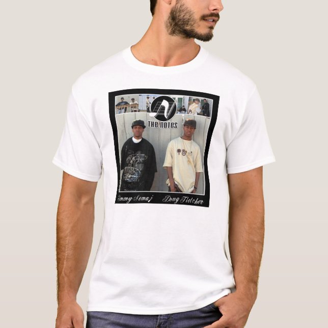 Las notas - camiseta del equipo de prensa (Anverso)