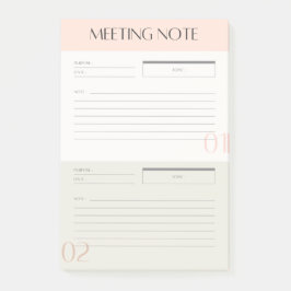 Las notas de reunión facilitan el negocio
